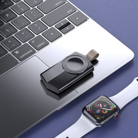 شاحن لاسلكي مغناطيسي USB صغير محمول ورائج البيع للساعات الذكية iWatch بمنفذ USB
