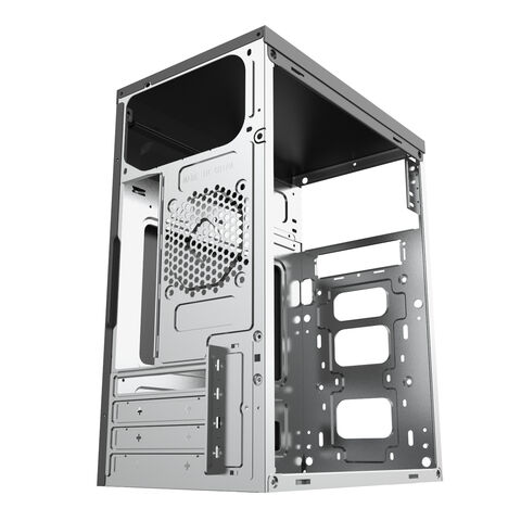 Gabinete de PC Atx OEM / ODM Torre Completa Computador de Escritório Ventoinha RGB Painel LCD Frontal de Plástico Transparente Super Gabinete de Computador Desktop