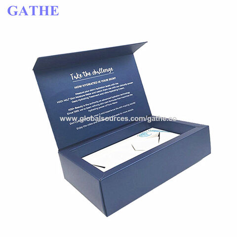 Boîte d'emballage magnétique pliante personnalisée, boîte de vente au détail, boîte d'expédition