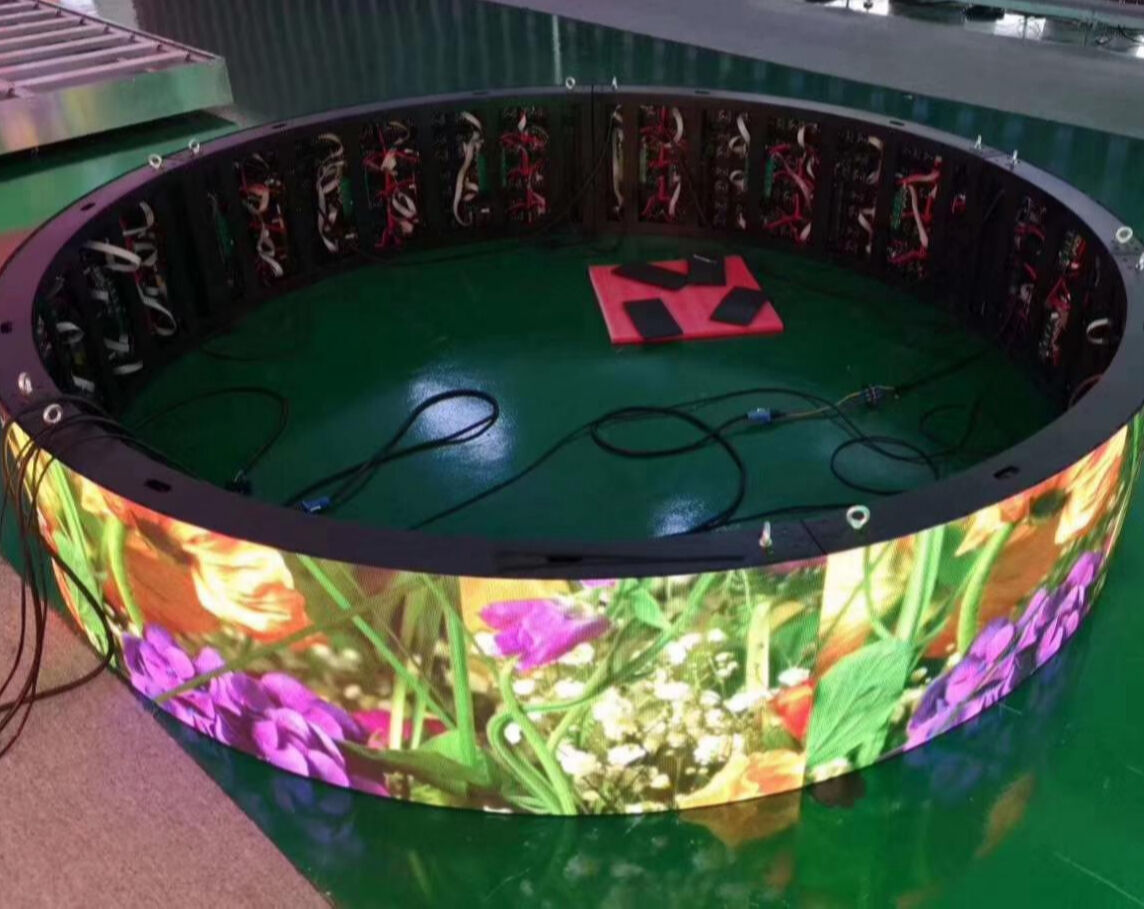 Indoor Full Color P5 Flexible Led Display Lightweight Custom Indoor ...