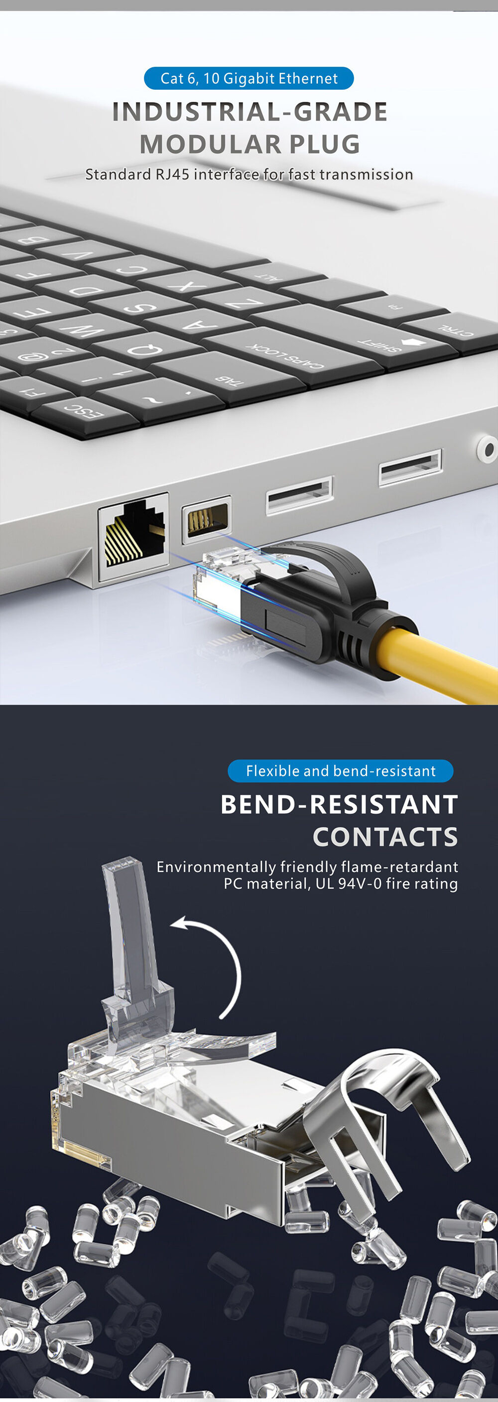 Buy China Wholesale Snap-on Boot Cat6a Industrial Ethernet Rj45 ...