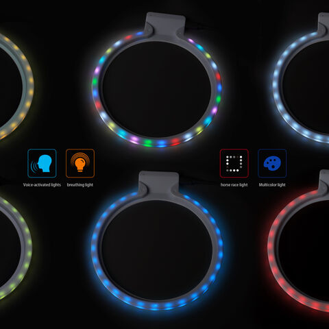 DOBE Oficial TP5-1562 La nueva atmósfera Luz LED de luz Brillante Soporte Del Muelle para PS5 juego la consola accesorios