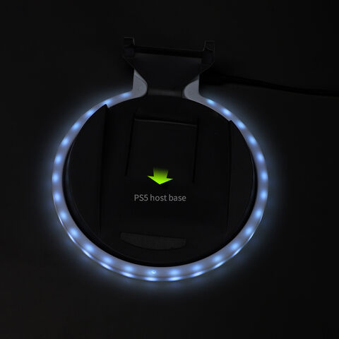 DOBE Oficial TP5-1562 La nueva atmósfera Luz LED de luz Brillante Soporte Del Muelle para PS5 juego la consola accesorios