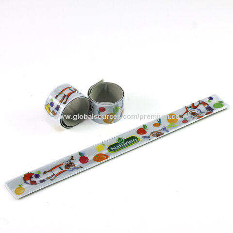 Bracelet réfléchissant promotionnel en PVC