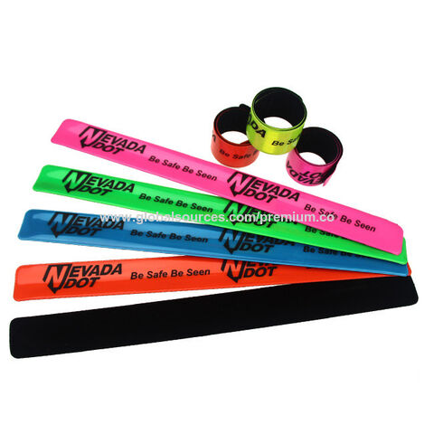 Bracelet réfléchissant promotionnel en PVC
