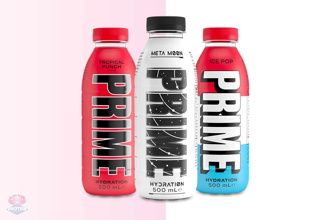 Prime Hydration Drink Energy Cans 5 Flavor Variety Pack - 200mg Caff ...