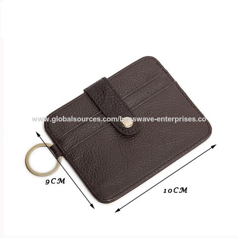 Fabricante-Carteiras De Cartão, Carteira Minimalista Fina, Carteiras De Bolso Frontal, Bloqueio De RFID, Titular De Cartão De Crédito Para Homens E Mulheres
