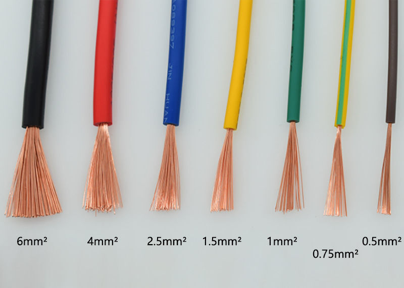 Electrical Wire Rv 0.75 Mm2 Single Core Cable Bare Copper Stranded Wire ...