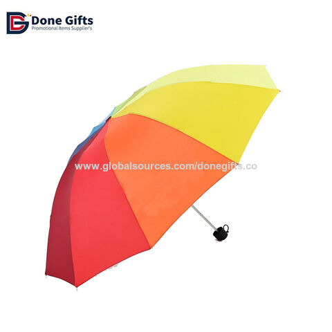 3-folding umbrellas, Promotional Folding Umbrellas Hot Sale Portable Folding Umbrella Anti-UV Windproof Umbrella