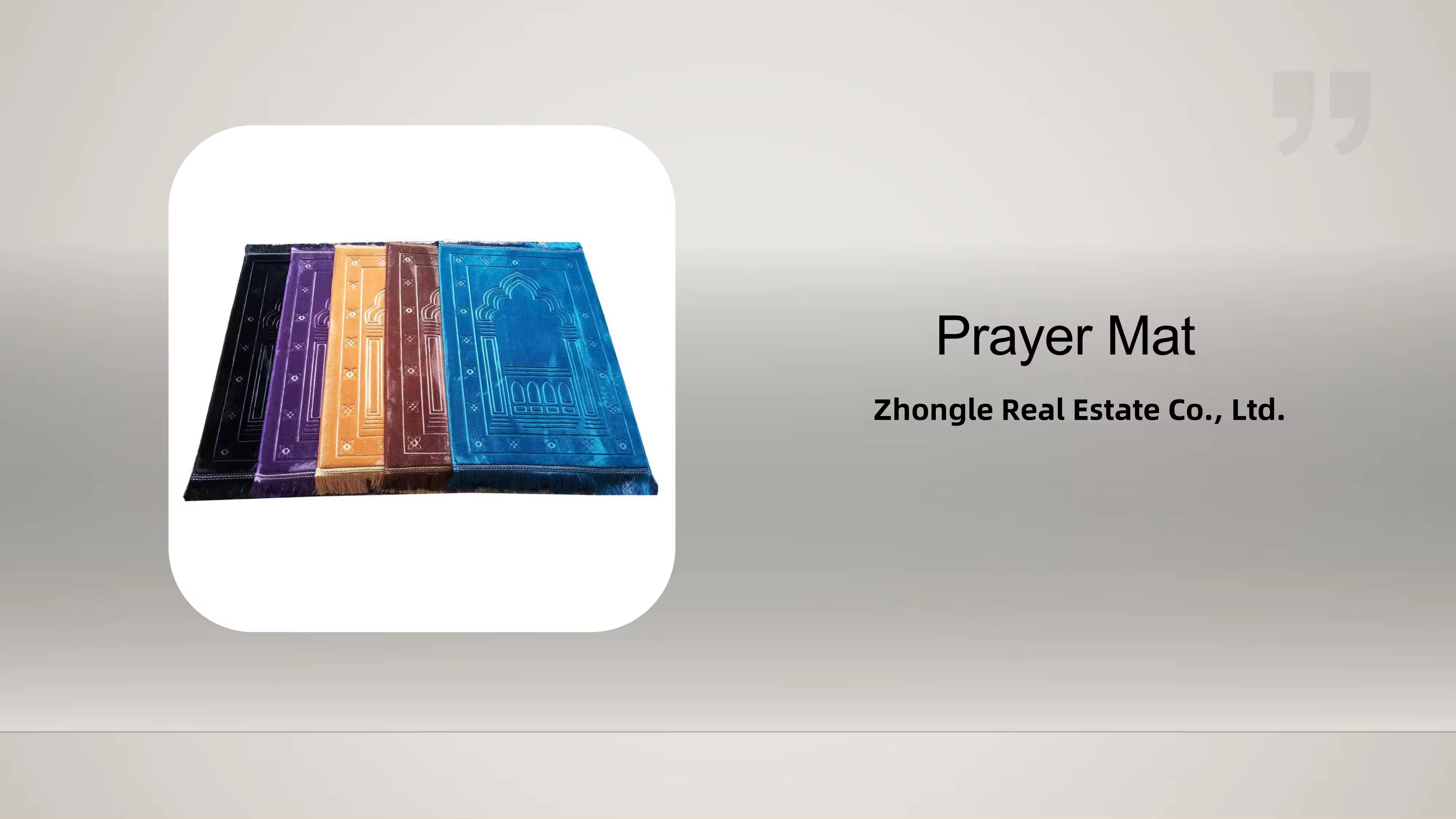 100 Polyester Prayer Muslim Prayer Mat Hot Sale From China Expore