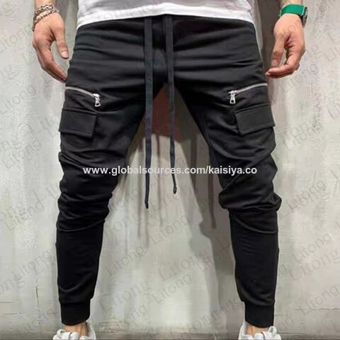 Pantalon Cargo Homme Élastique Multi-Poches - Taille Zippée, Respirant, Séchage Rapide | Parfait Randonnée & Outdoor