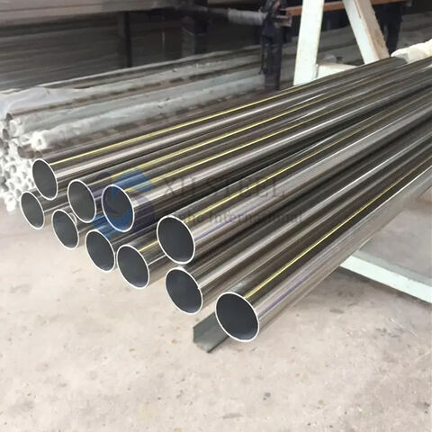 Tubo Redondo Soldado Laminado a Frio AISI ASTM 0,3mm-3mm de Espessura Ba 2b Hl Espelho Ss 201 SUS304 316L 430 2507 Tubo de Aço Inoxidável/Tubo Ss