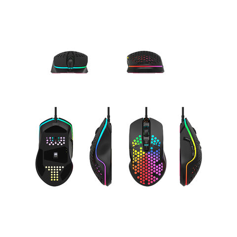 Mechanische Gaming-Maus, kabelgebunden, RGB-Beleuchtung mit dynamischem 'Cool Horse'-Effekt