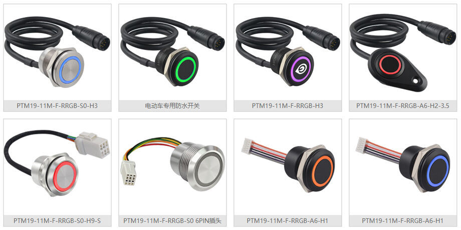 Honyone Ptm19 19mm Ip67 Waterproof Momentary Push Button Switch With ...