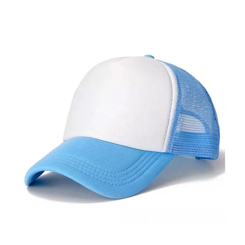 Casquette de camionneur personnalisée en usine, casquette en maille vierge, couleur hip-hop, conception de ventilation respirante personnalisable