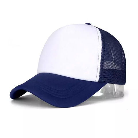 Casquette de camionneur personnalisée en usine, casquette en maille vierge, couleur hip-hop, conception de ventilation respirante personnalisable