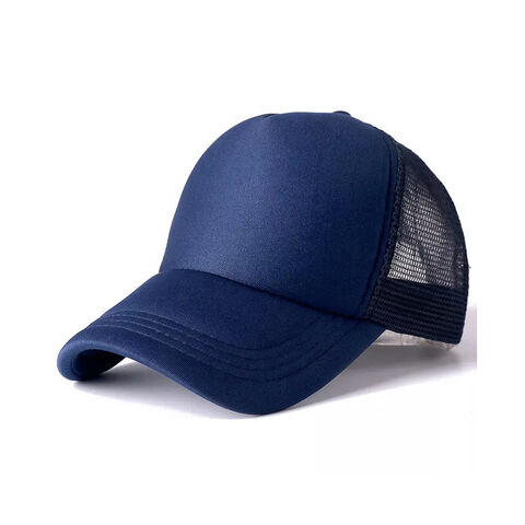 Casquette de camionneur personnalisée en usine, casquette en maille vierge, couleur hip-hop, conception de ventilation respirante personnalisable