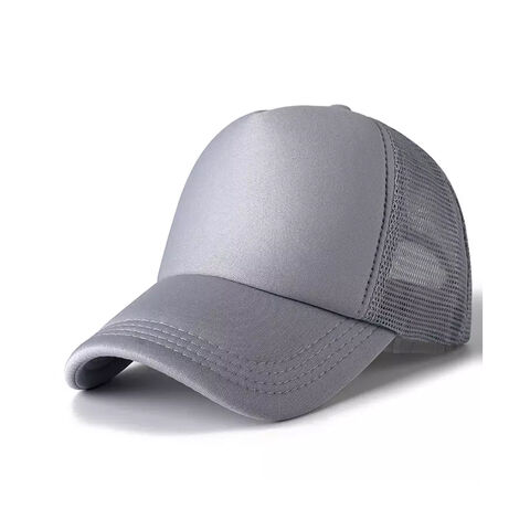 Casquette de camionneur personnalisée en usine, casquette en maille vierge, couleur hip-hop, conception de ventilation respirante personnalisable