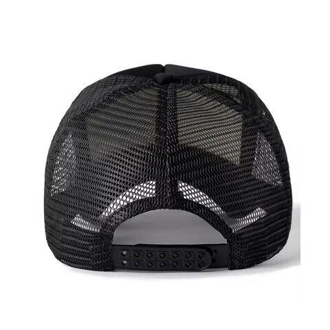Casquette de camionneur personnalisée en usine, casquette en maille vierge, couleur hip-hop, conception de ventilation respirante personnalisable