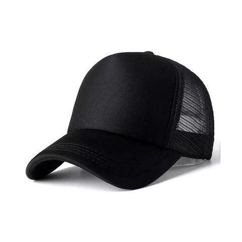 Casquette de camionneur personnalisée en usine, casquette en maille vierge, couleur hip-hop, conception de ventilation respirante personnalisable