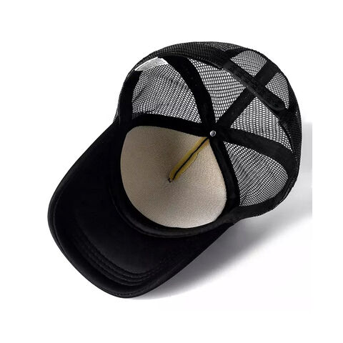 Casquette de camionneur personnalisée en usine, casquette en maille vierge, couleur hip-hop, conception de ventilation respirante personnalisable