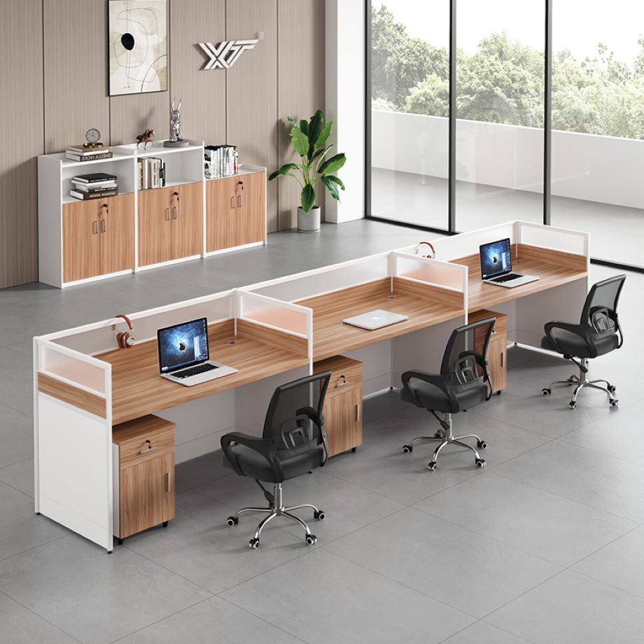 Simple Staff Computer Desk Chair Combination Office Furniture ...