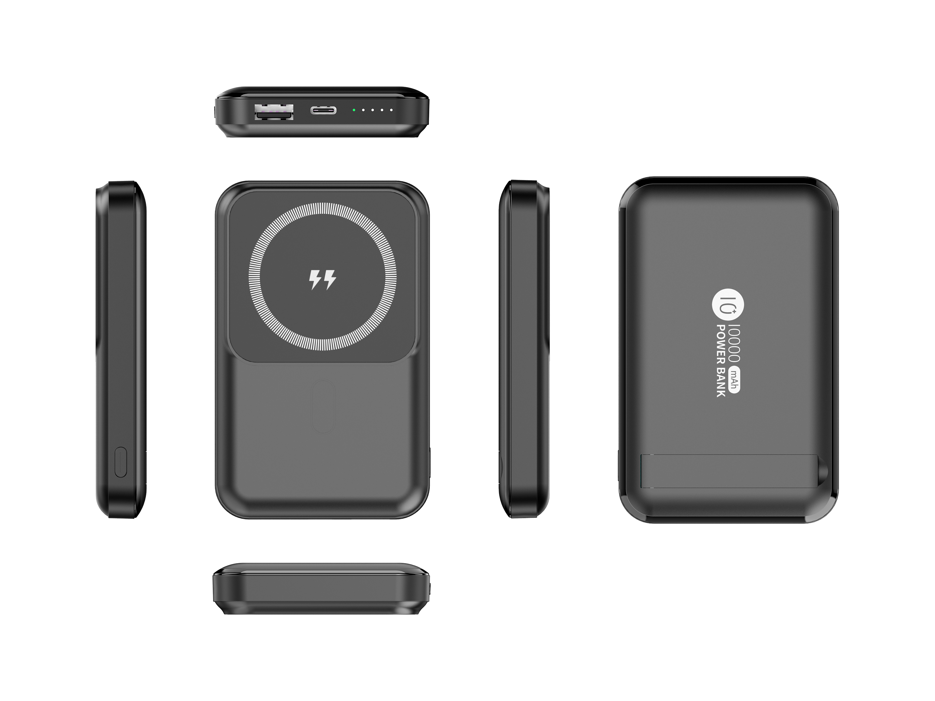 Buy China Wholesale 10000mah Magnetic Wireless Power Banks With Bracket ...