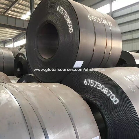 Warmgewalzte Baustahl-Coils aus kohlenstoffarmem Stahl A106 Q195 Q345 S45 Q235 DC01 Ms Stahlcoil für Baumaterialien