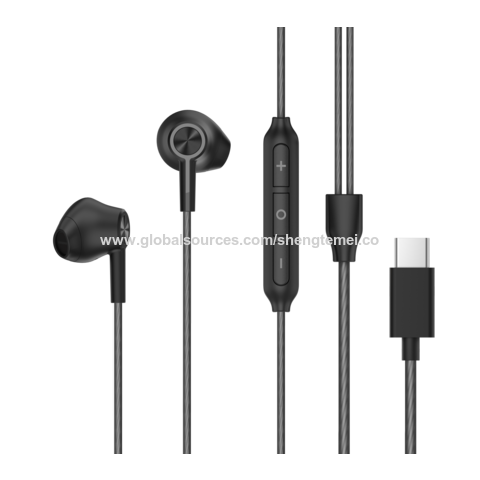 بيع بالجملة سماعات أذن سلكية عالية الجودة لهاتف iPhone 15 أو iPad، سماعات أذن USB-C سلكية مع منفذ رقمي من النوع C