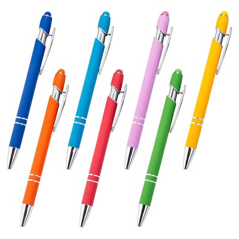 Bolígrafo Metálico Retráctil de Oficina con Logo Personalizado - Alta Demanda y Variedad de Colores
