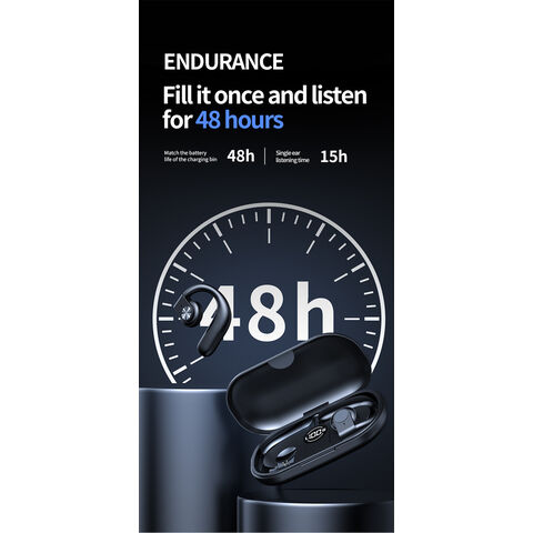 GT03 Auriculares Inalámbricos Bluetooth Headset Con Micrófono de Conducción Ósea Manos Libres Con Cancelación Ruido Audifonos