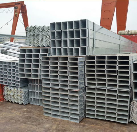In Stock Now Q235 Q195 Q345 Hot Dipped Galvanized Steel Pipe Square ...