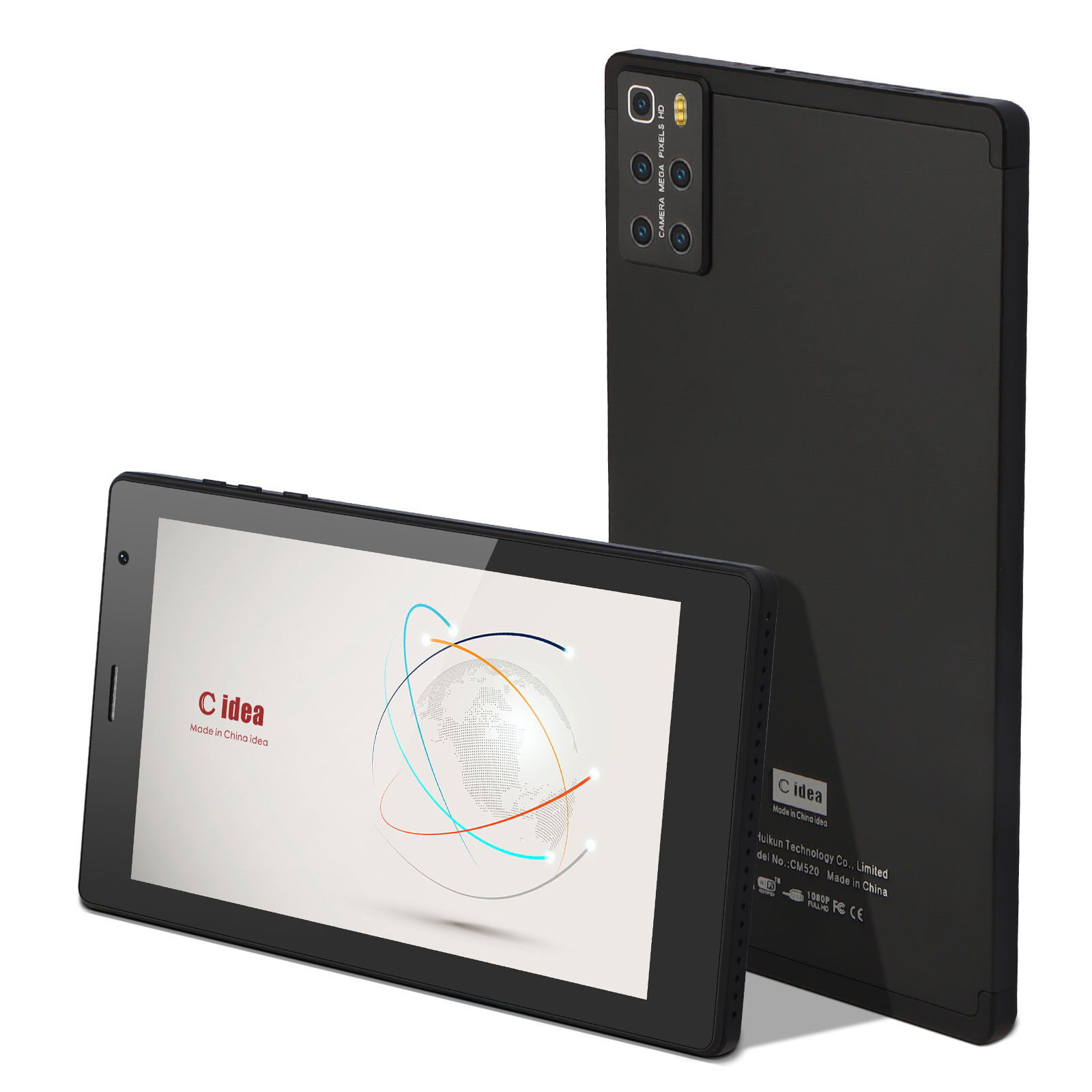 C Idea 7 Inch Wifi Quad-core Android Tablet 1024*600ips Tf 32gb Dual ...