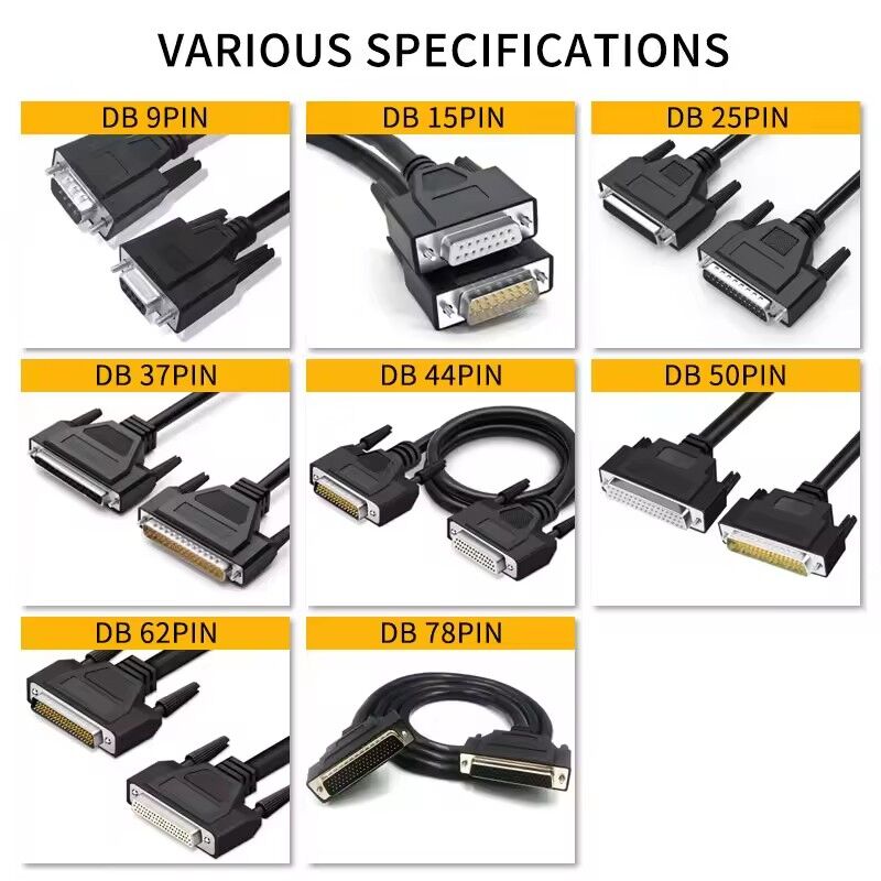 44 Pins D-sub Db44 Female To Hd44 Pos Female Terminal Breakout Cable ...