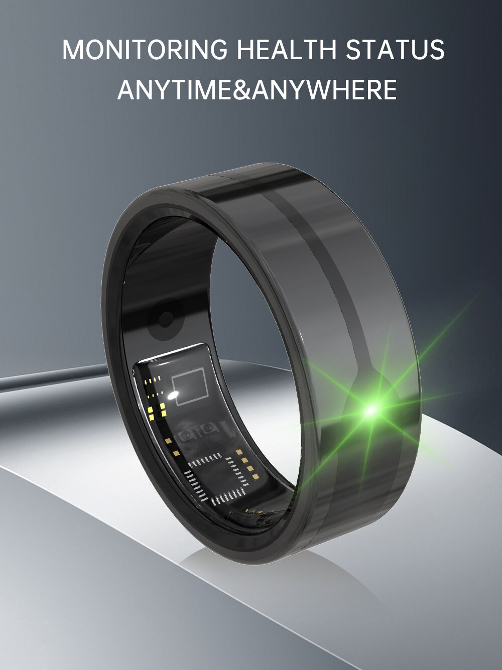 Smart Ring Health Tracker Intelligent Sleep Monitor Waterproof ...