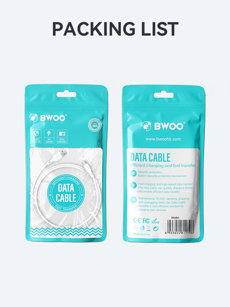 Bwoo High Quality Super Fast Charging Type C 3a Usb Charger Data Cable ...