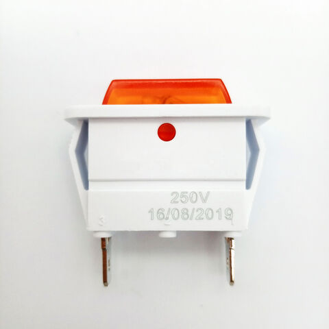 Interrupteur Indicateur à 2 Broches avec Voyant Rouge/Orange/Vert pour Réservoir