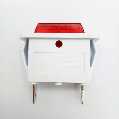 Interrupteur Indicateur à 2 Broches avec Voyant Rouge/Orange/Vert pour Réservoir