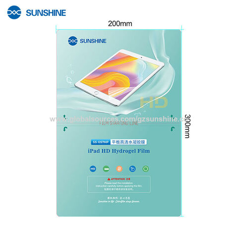 SUNSHINE SS-057HP Tablette HD Hydrogel Film Oléophobe et Étanche 11 pouces 0.1mm Plein Écran Fit TPH Pas Blanc Bord/Pas D'écart