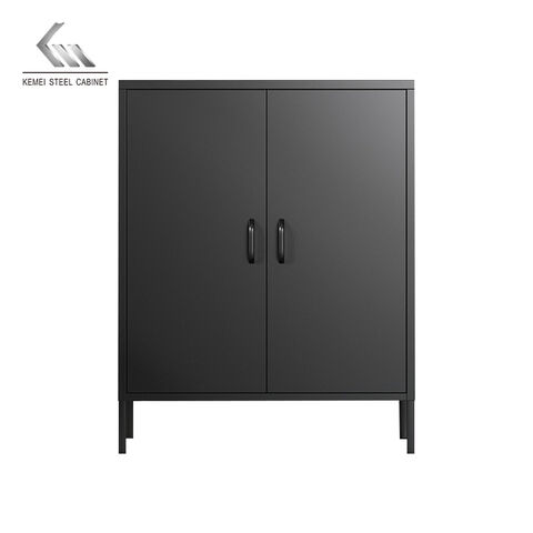 Diseño moderno Muebles para el hogar 2 puerta de acero gabinete metal color armario impermeable la sala