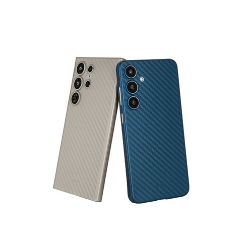 Fundas ultrafinas de PP con patrón de fibra de carbono de KZDOO Air Carbon Factory Shop para Samsung S24 Plus