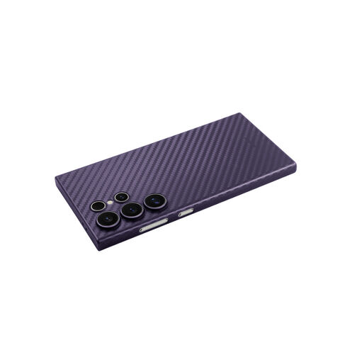 Fundas ultrafinas de PP con patrón de fibra de carbono de KZDOO Air Carbon Factory Shop para Samsung S24 Plus