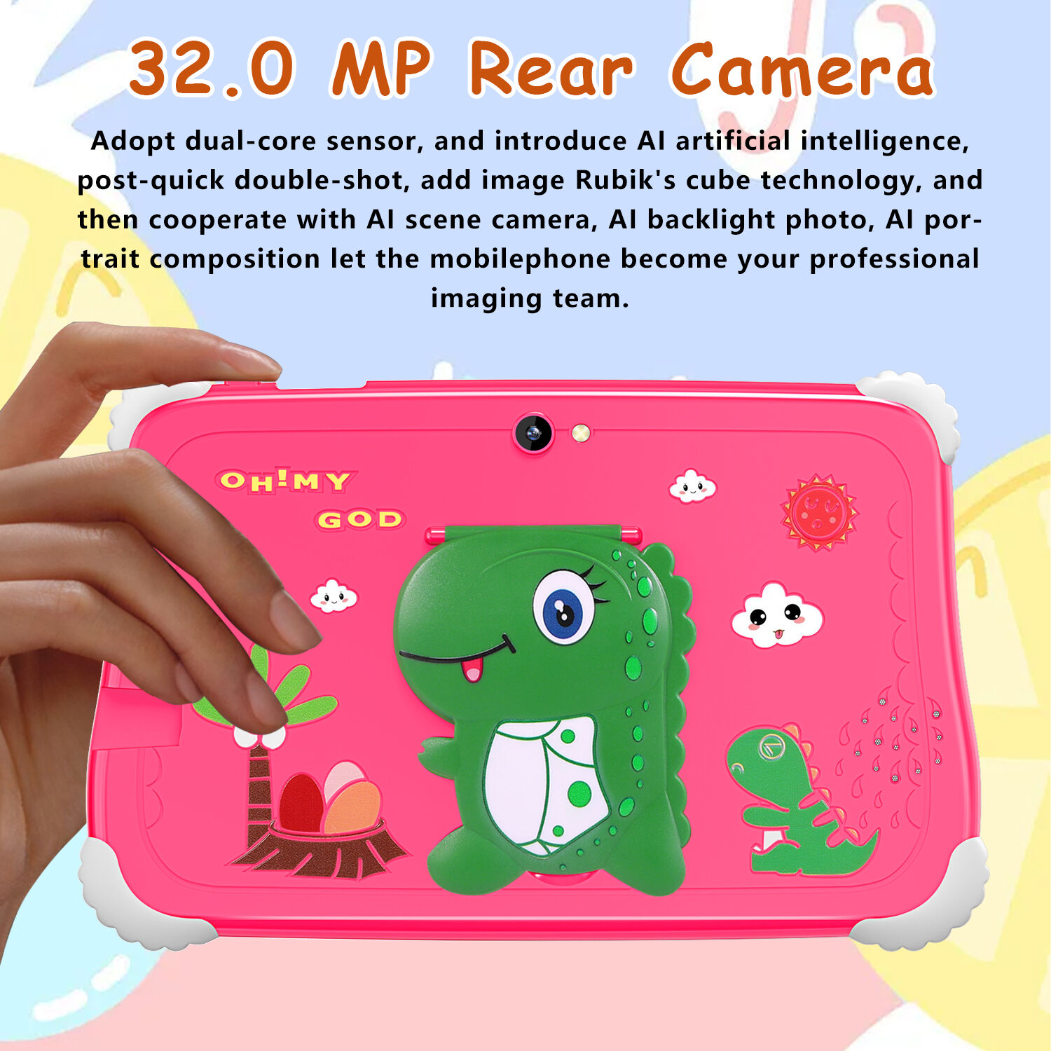 Child Android 8 Inch Children's Android 13 Wifi Tablet Tablet For Children 800*1280 ...