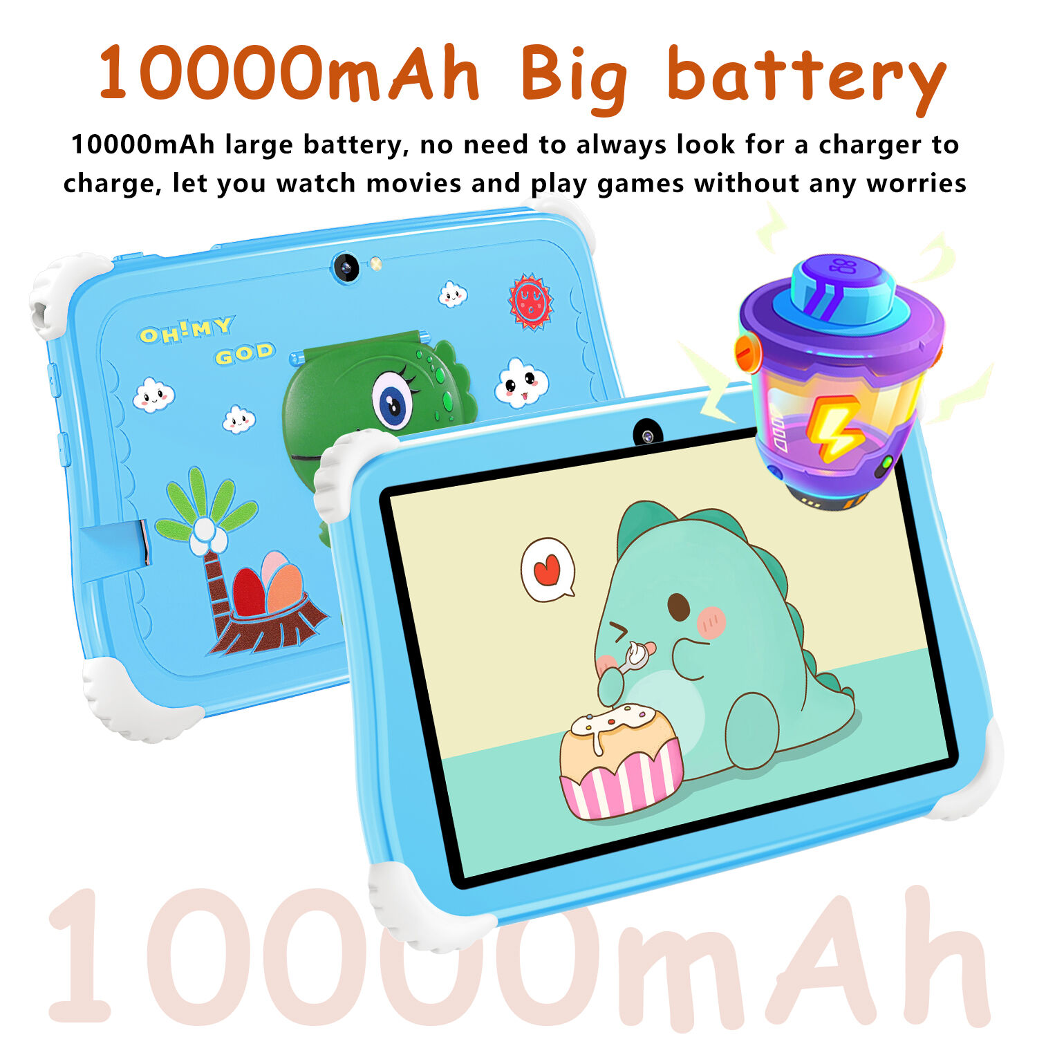 Child Android 8 Inch Children's Android 13 Wifi Tablet Tablet For Children 800*1280 ...