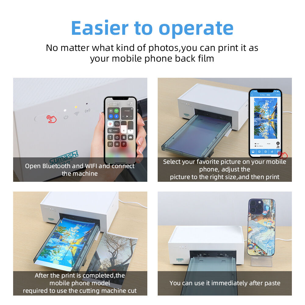 3d Phone Back Printer Mobile Skin Printing Machine For Hydrogel Mobile ...