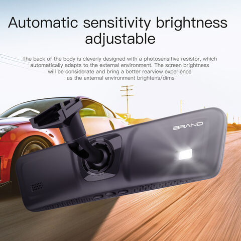 8,2-Zoll-E-Spiegel Dashcam Front- und Rückfahrkamera Auto DVR mit Anti-Blendung High Brightness LCD-Bildschirm und Auto-Dimming-Sensor Dashcams