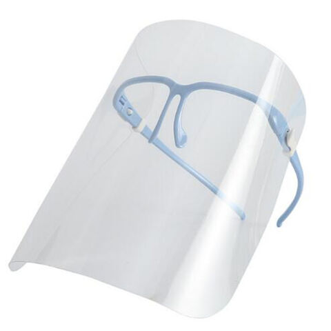 Masque de protection pour animaux de compagnie avec écran facial, mousse confortable, anti-buée, avec monture de lunettes