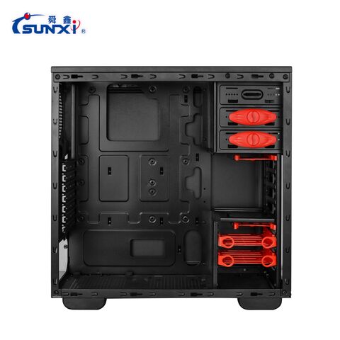 Caixa gaming ATX OEM ODM 100% fabricante! Com vidro temperado e RGB rainbow. Caixa de computador gaming com vidro temperado para escritório