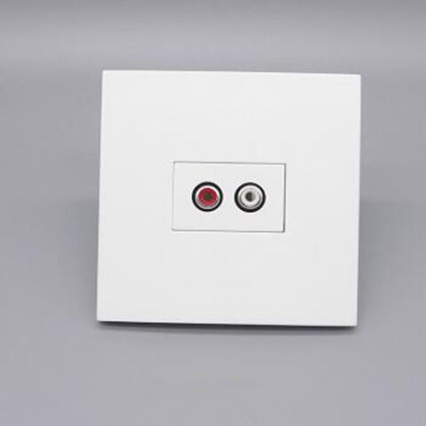 Placas de pared A/V convenientes para conectividad - Soluciones de conectividad multimedia para montaje en pared