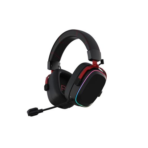 Neuestes privates Modell, geringe Latenz, 2,4G kabelloses Bluetooth-Gaming-Headset mit RGB, Mikrofon, Deep Bass, Memory Foam für PC